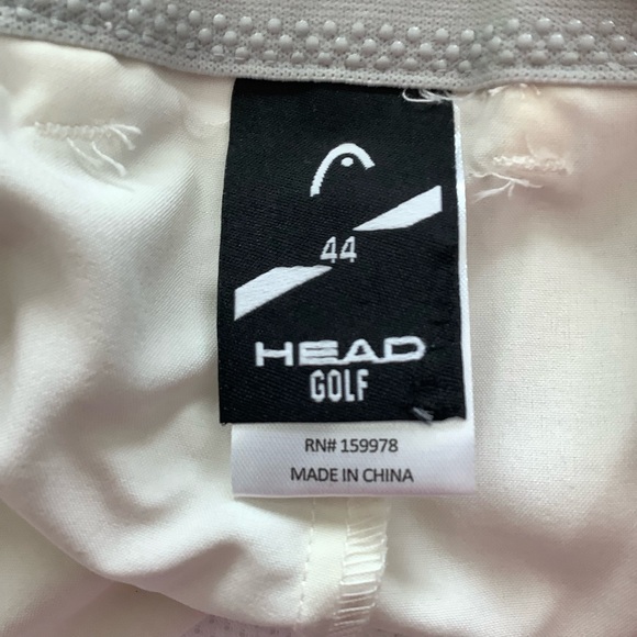 NWT HEAD Golf Men's White Shorts, Size 44 - Picture 6 of 7
